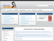 Tablet Screenshot of jerzysosnowski.info